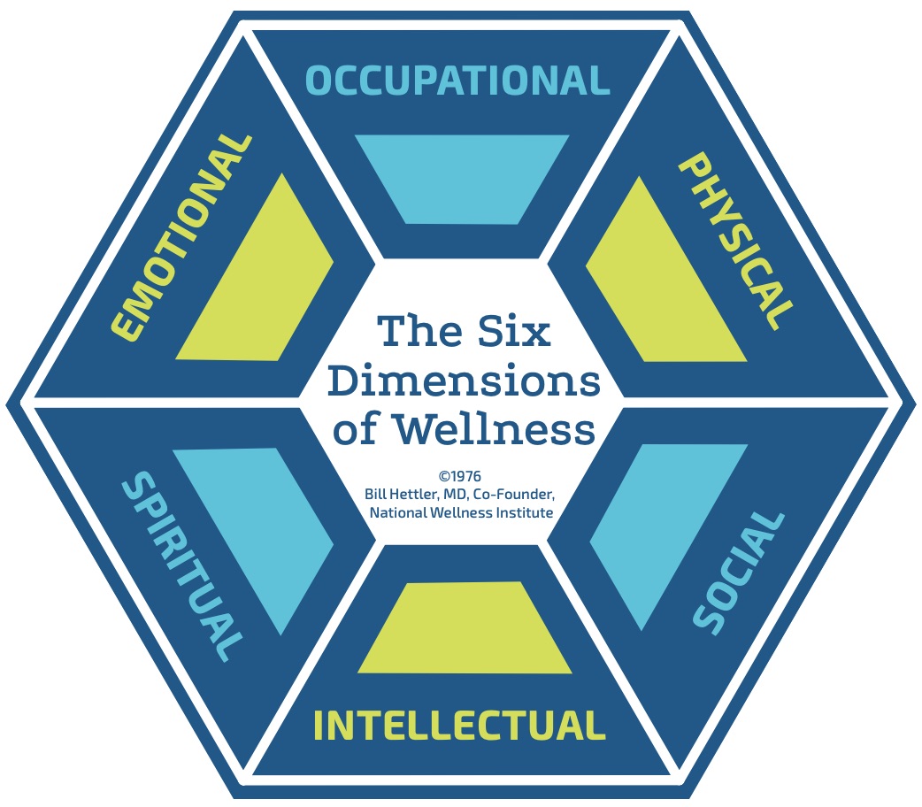 Eight Dimensions Of Wellness Wheel Worksheet